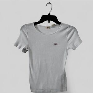 Levi's Classic White Tee with Embroidered Logo